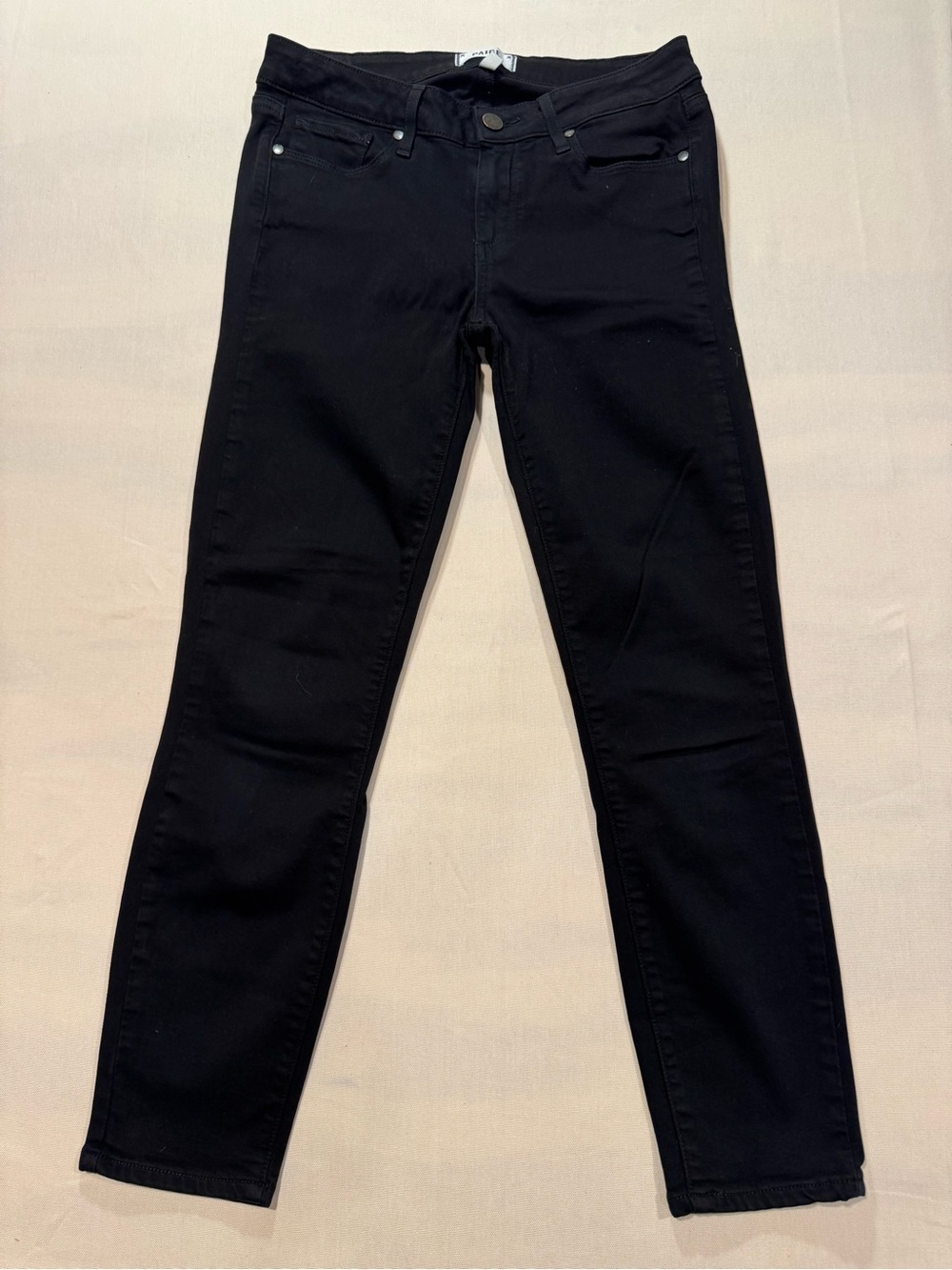 Women’s PAIGE Verdugo Crop Skinny Jeans – Black – 27